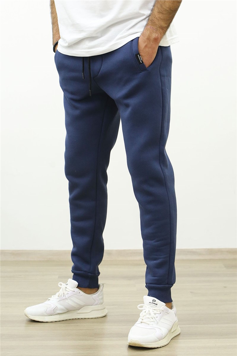 Pantaloni sportivi da uomo 4210 - Blu scuro 286510