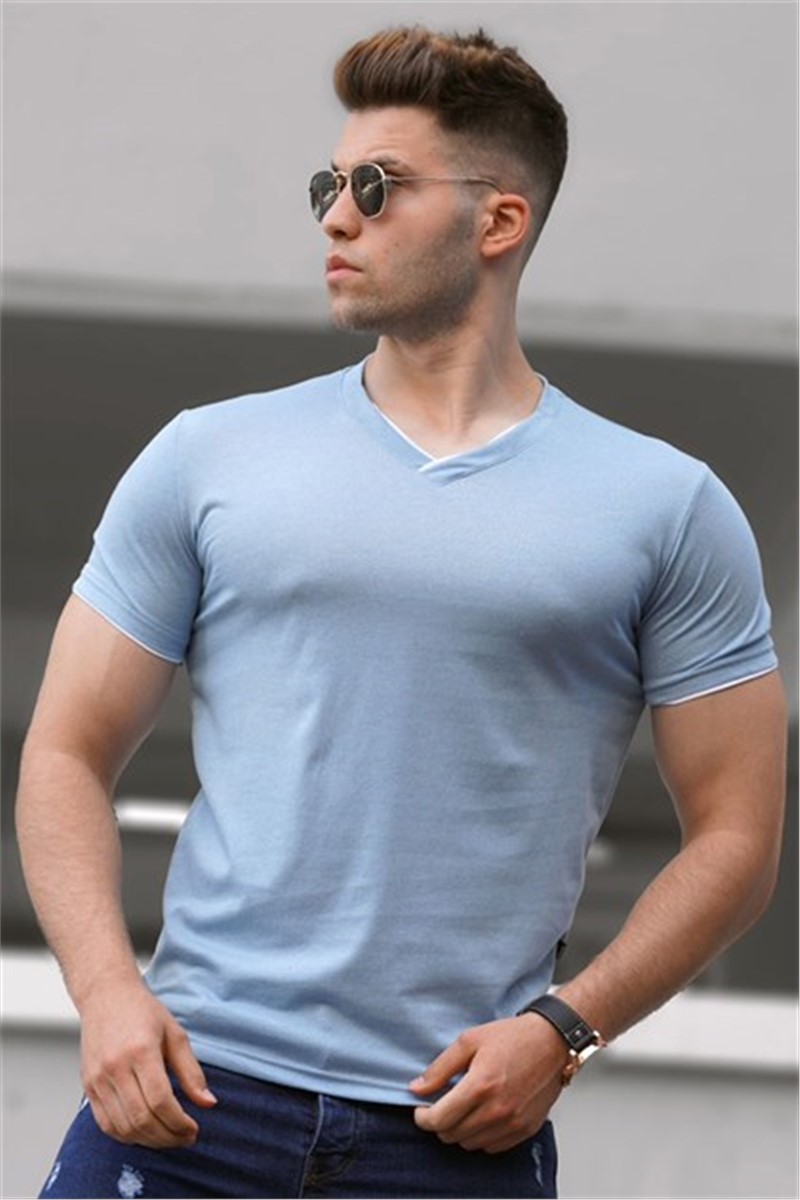 Madmext Men's T-Shirt - Blue #307977