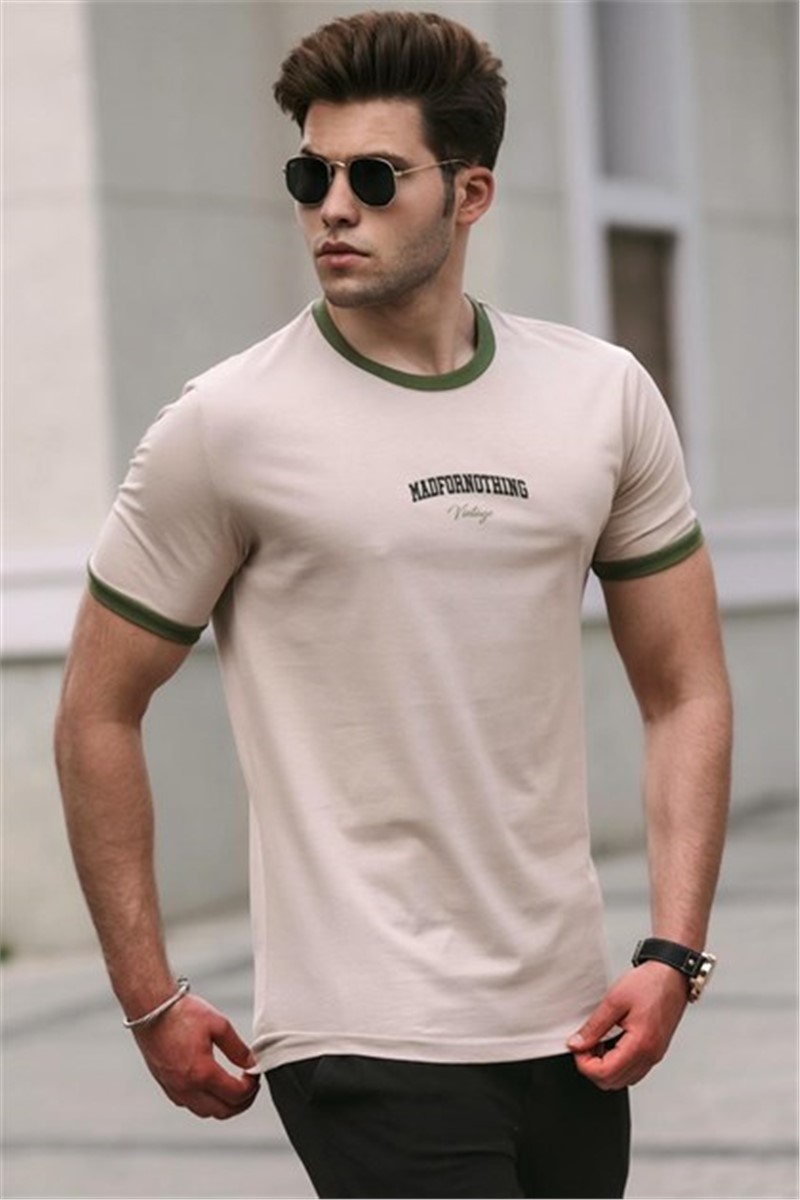 Madmext Men's T-Shirt - Beige #306002