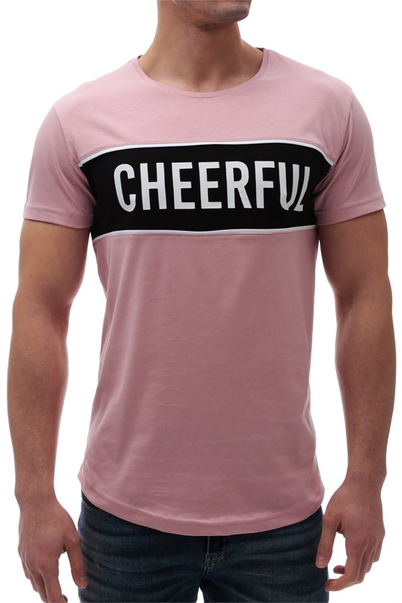 Madmext Men's T-Shirt - Salmon Pink #285205