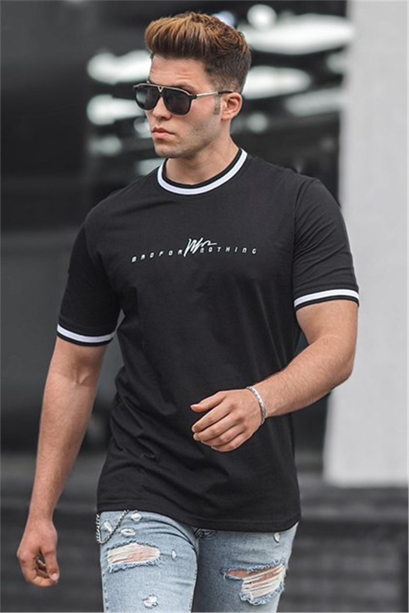 T-shirt da uomo 5262 - Nero 306193