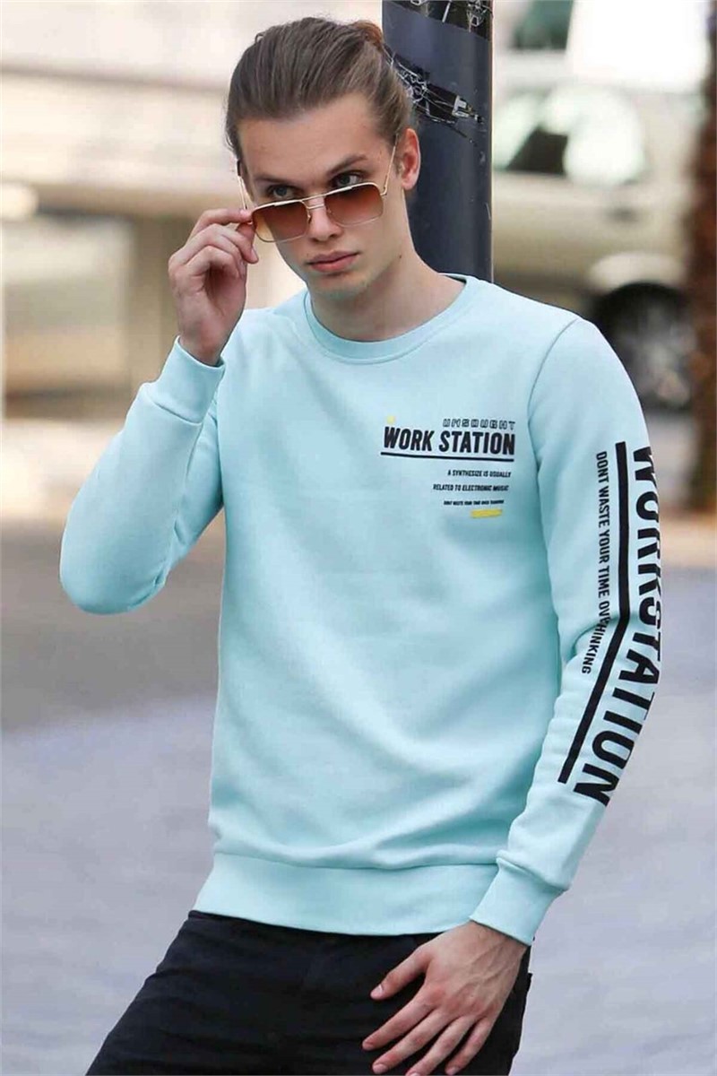 Men's sweatshirt 4161 - Turquoise 286361