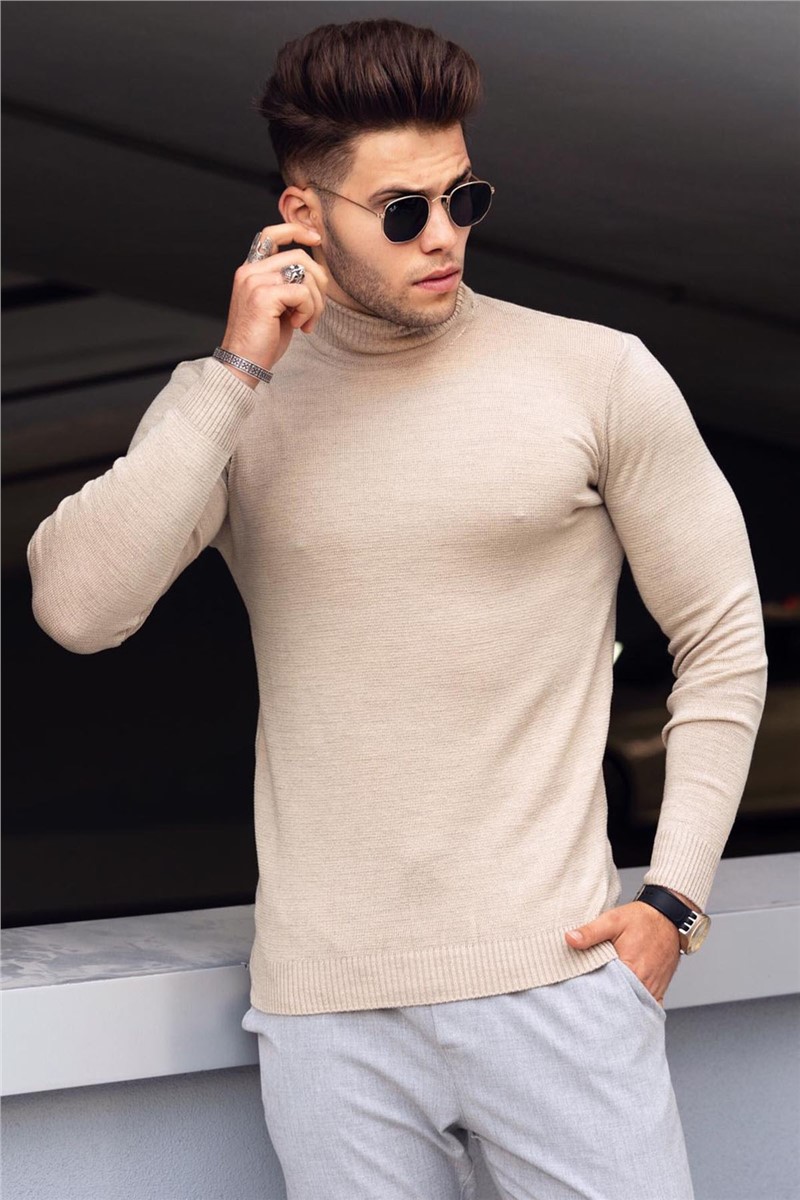 Suéter masculino 9419 - Bege 289939