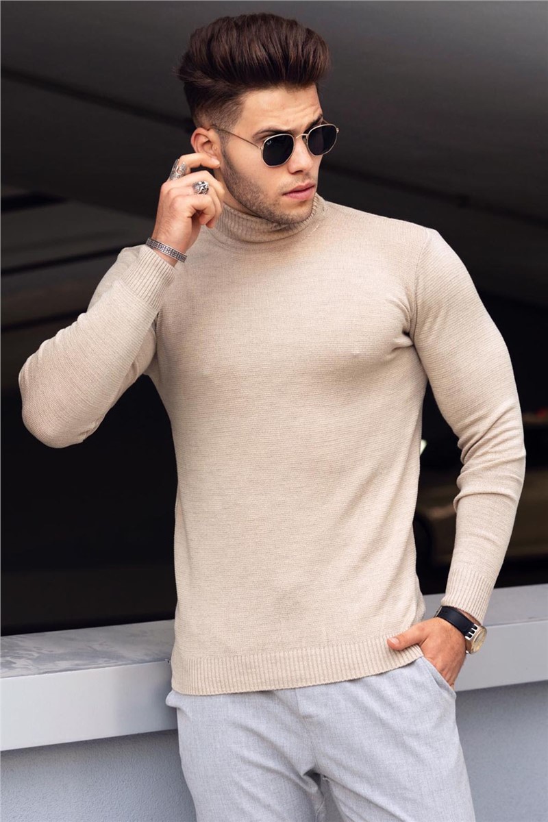 Mock Turtleneck Men Jumper