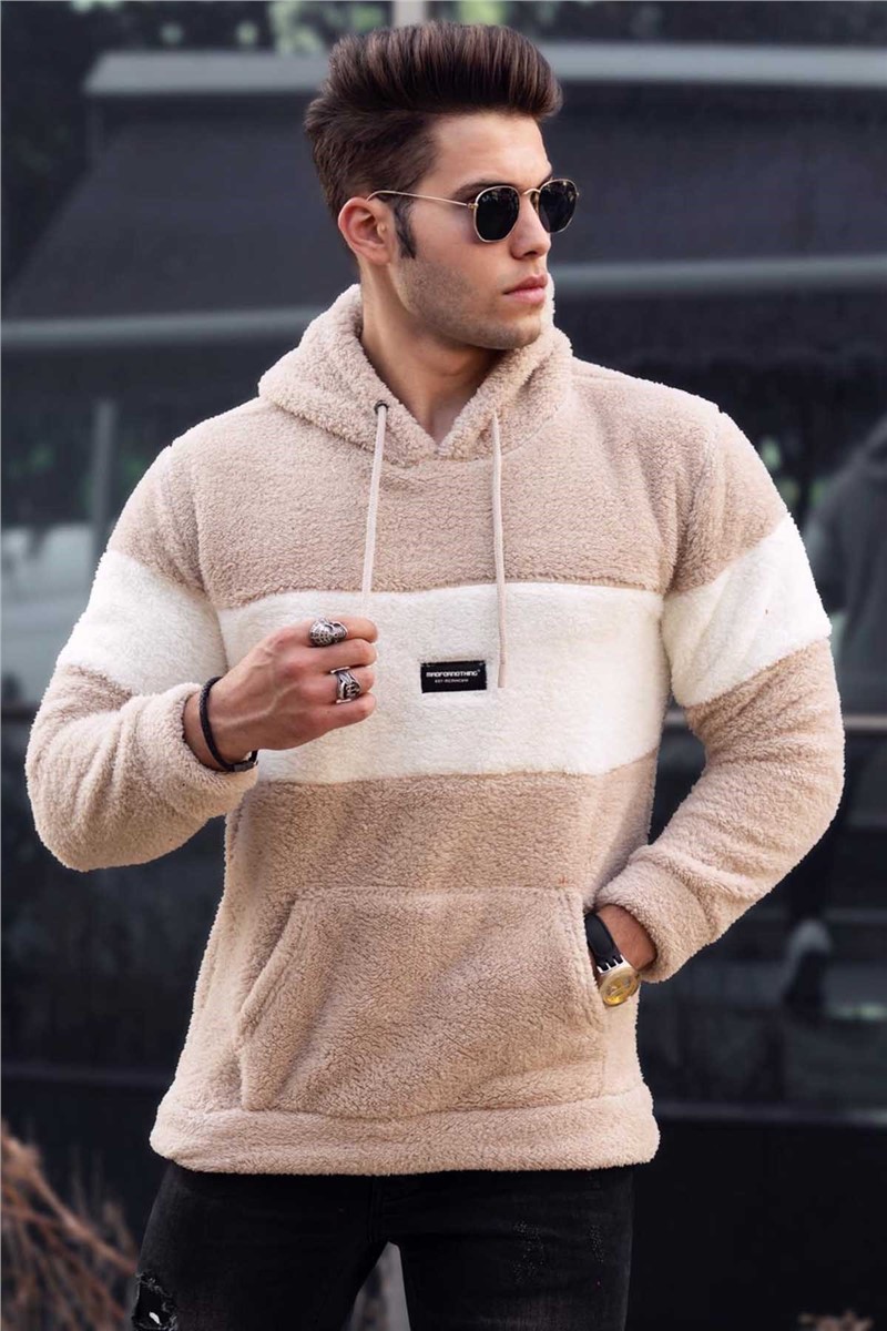 Felpa uomo 4763 - Beige 289884