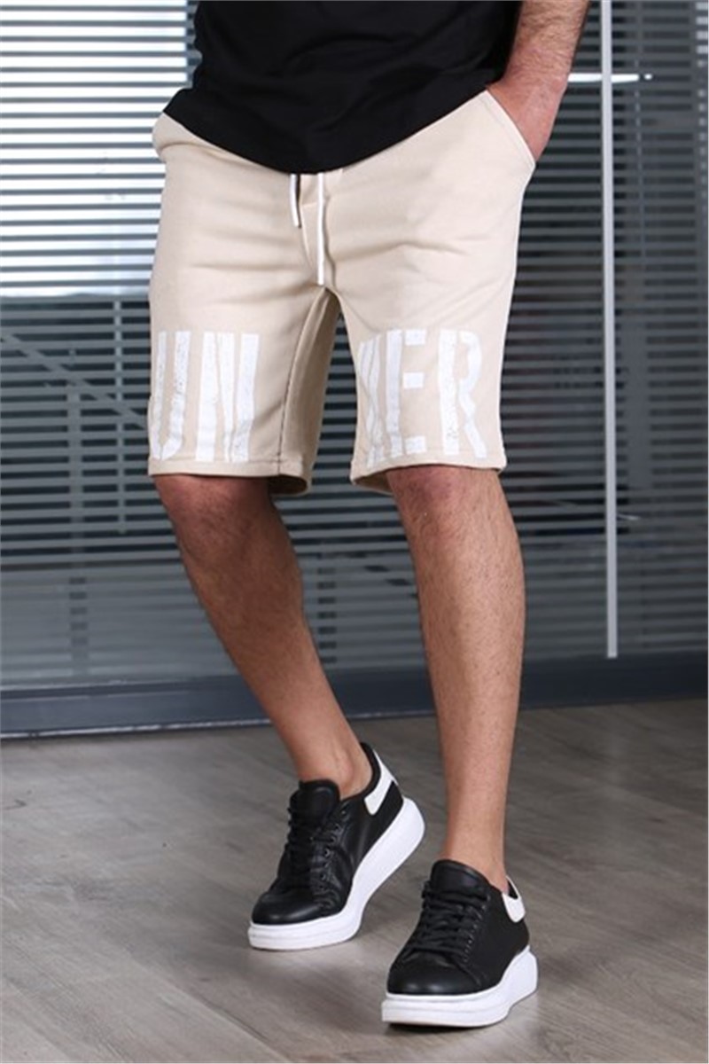 Madmext Men's Shorts - Beige #302140