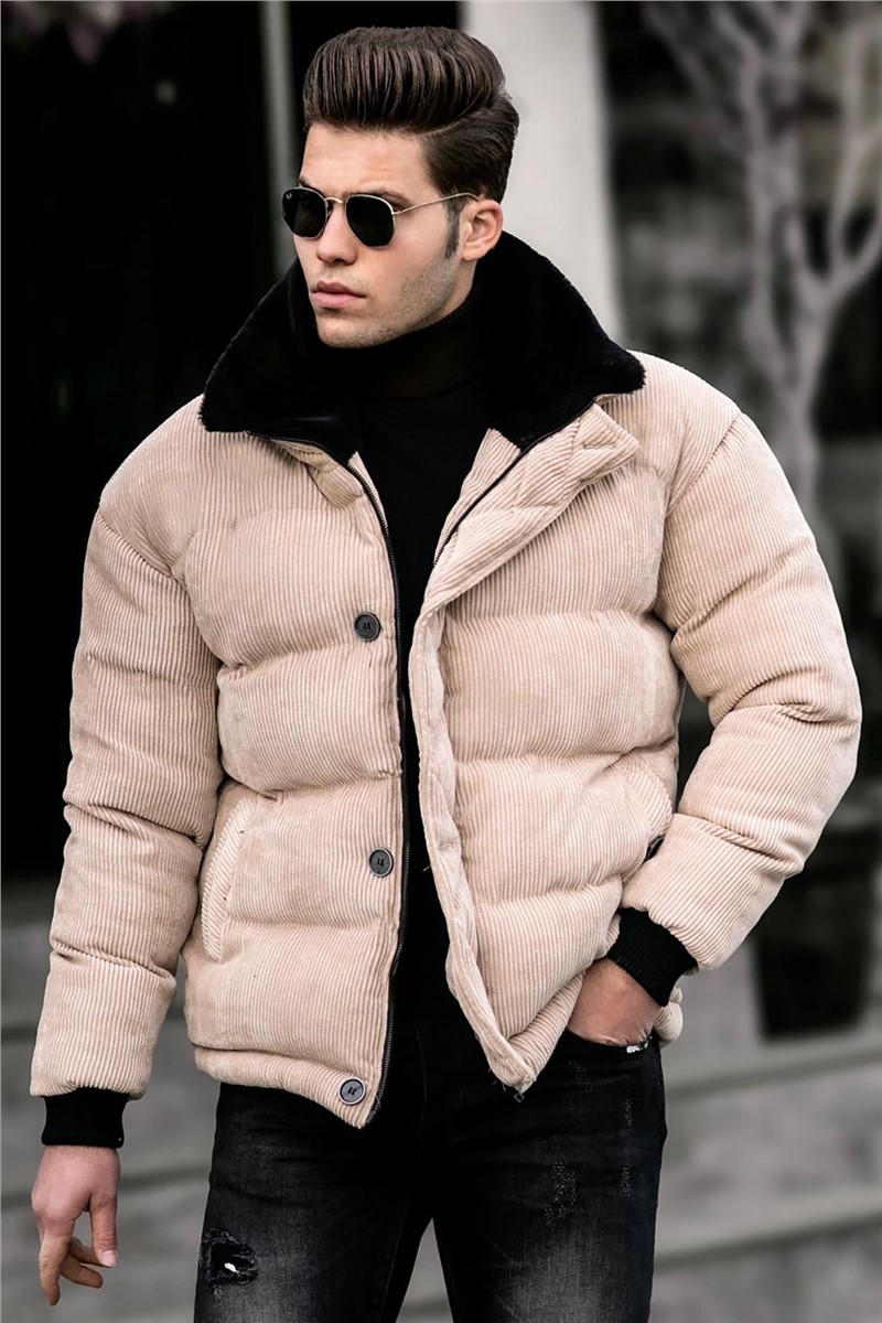 Madmext Men's Coat - Beige #290596