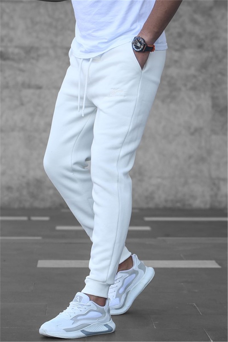 Pantaloni sportivi da uomo 5433 - Bianco # 320637
