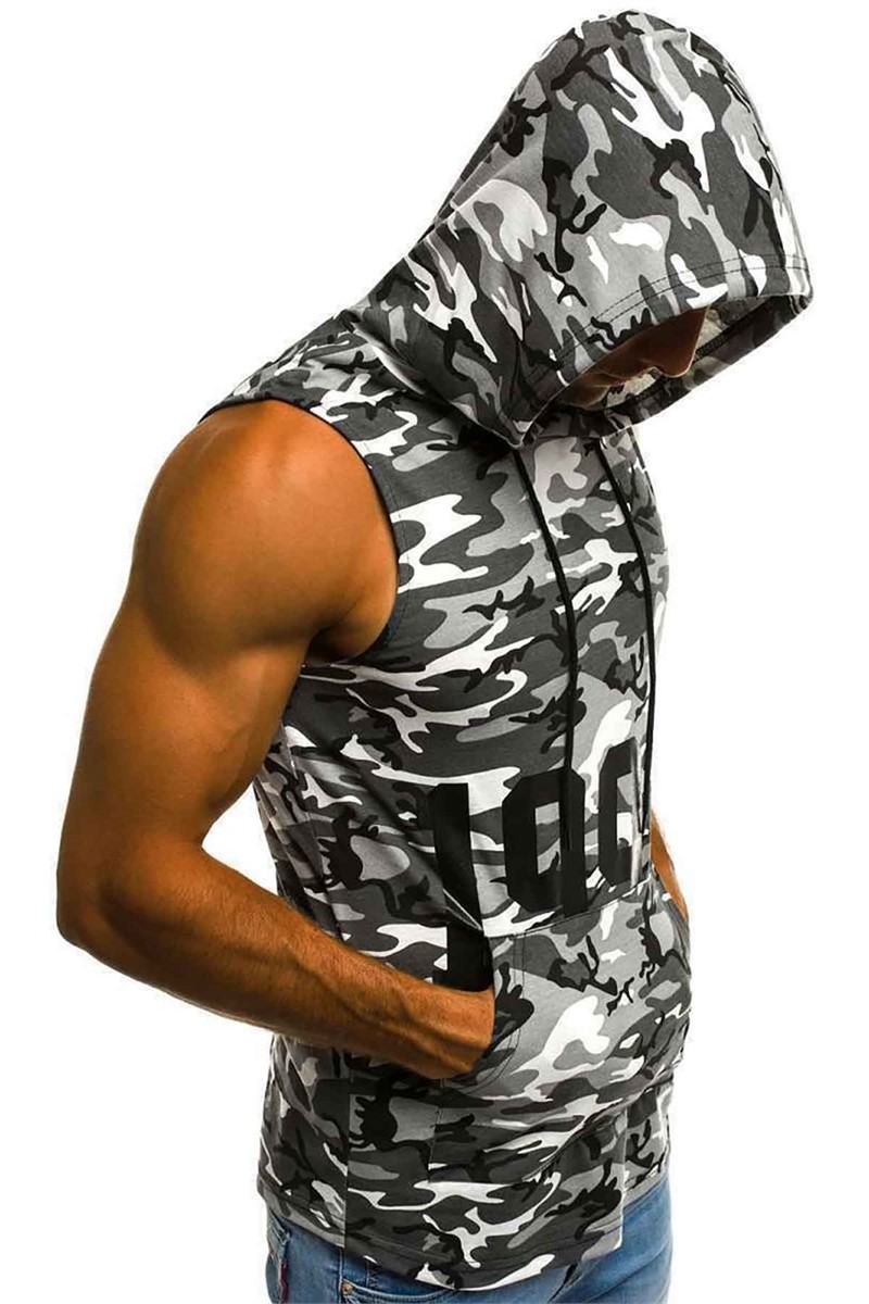Madmext Moletom com capuz masculino  - Preto #286039