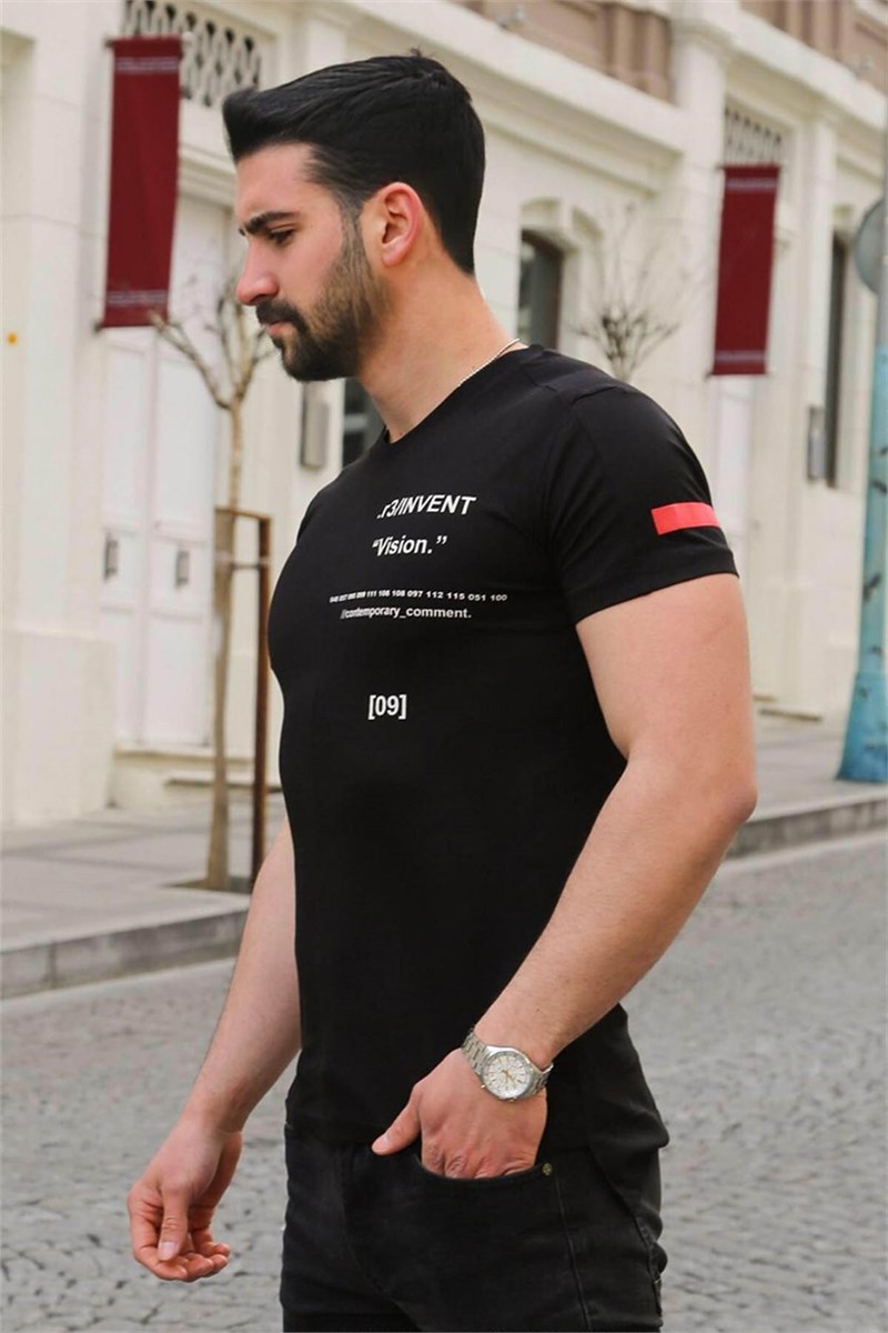 Men's t-shirt 3033 - Black 285710