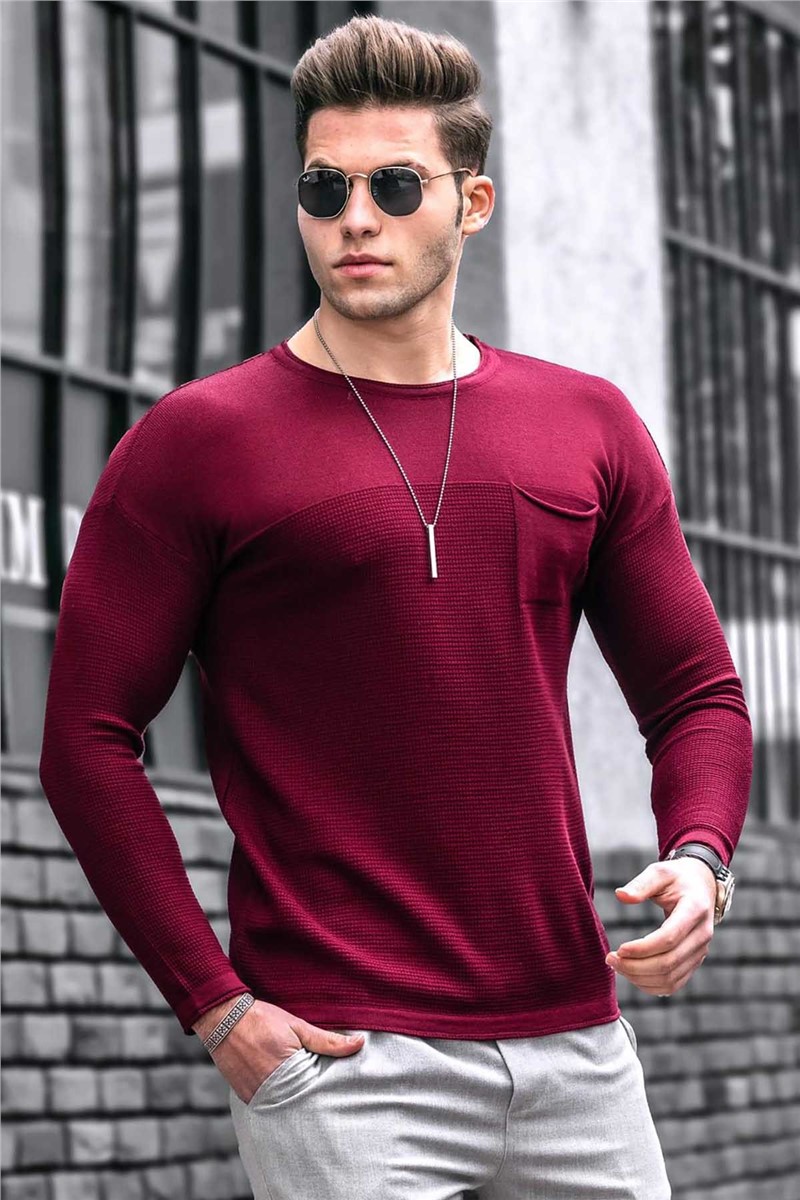 Maglia uomo 4912 - Bordeaux 290419