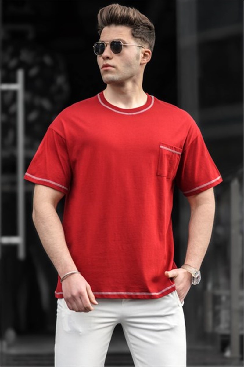 Madmext Men's T-Shirt - Red #303149
