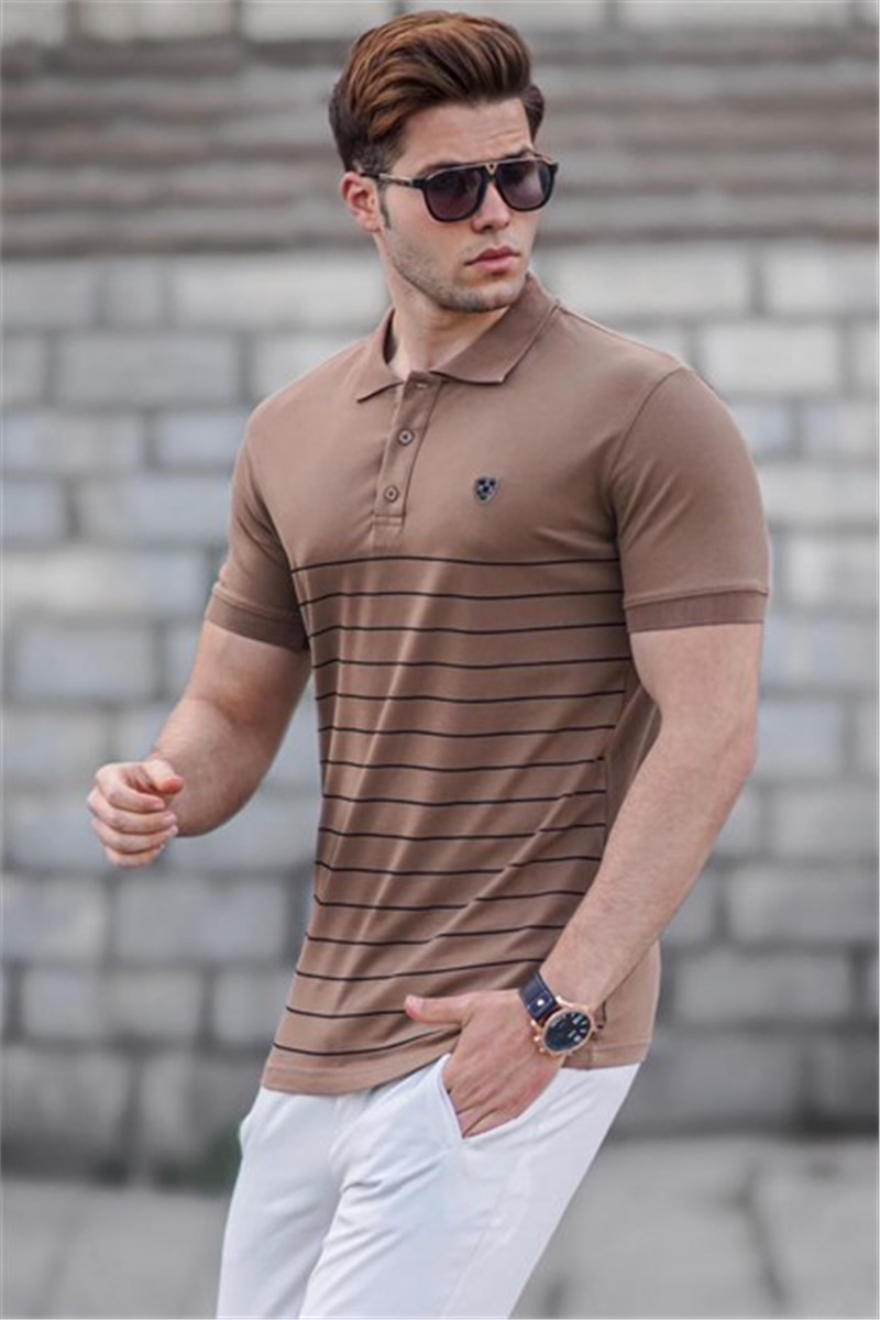 Madmext Men's T-Shirt - Brown #303779