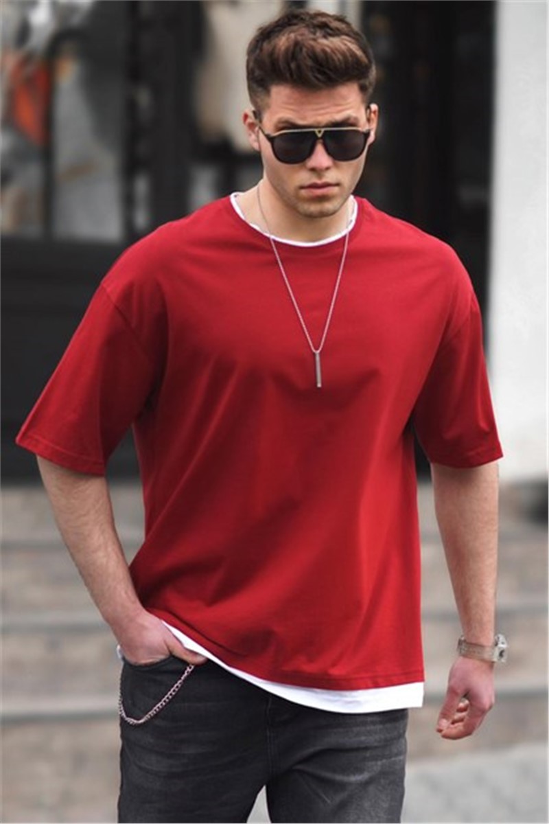 Muška majica 5098 - pločica crvena 300421