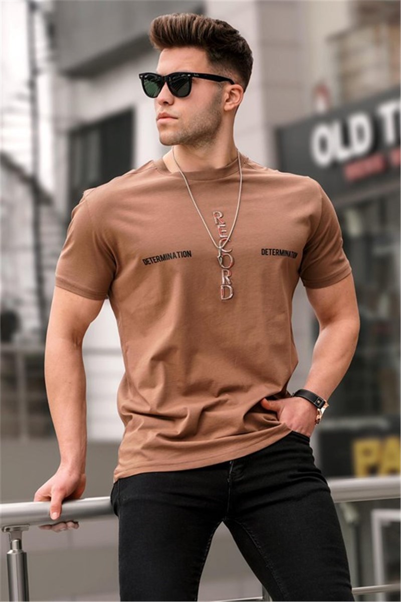 Men's t-shirt 5395 - Brown #326826