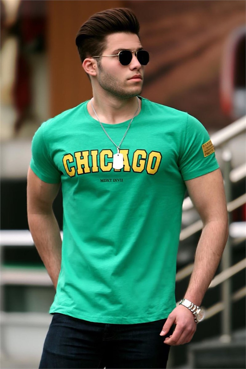 Madmext Men's T-Shirt - Green #287387