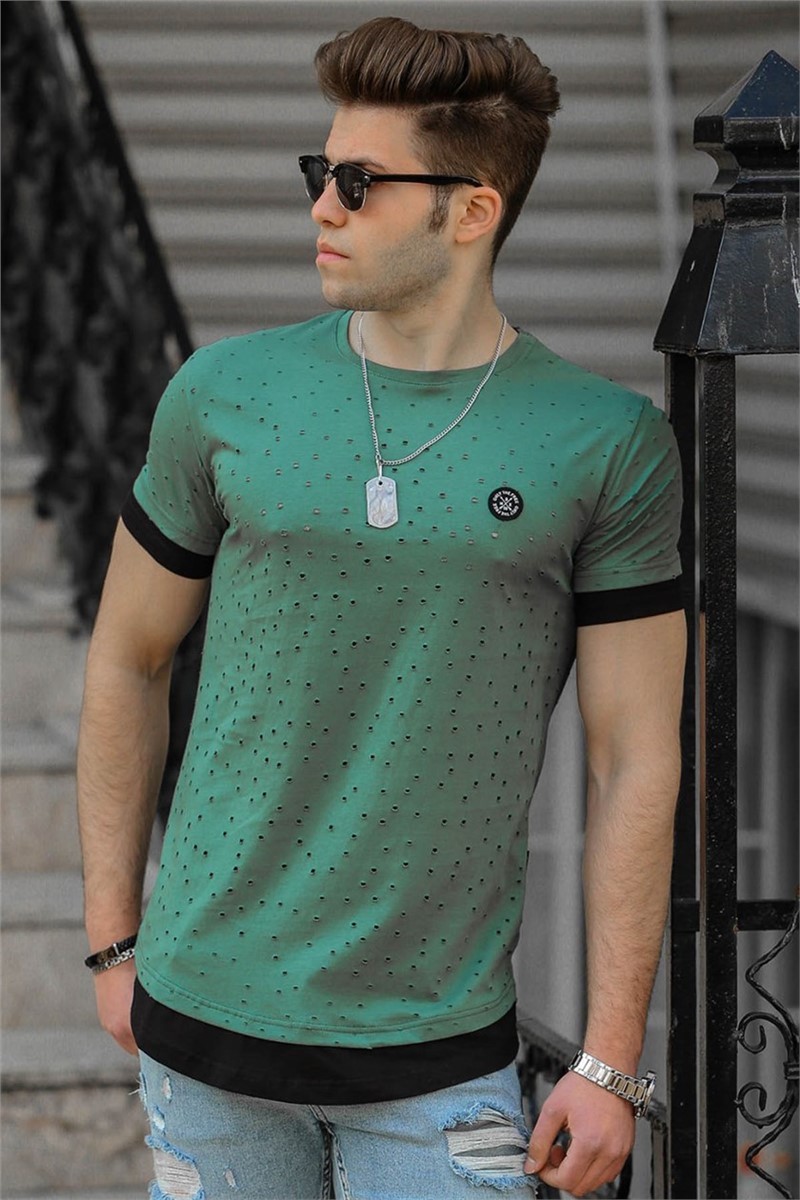 T-shirt uomo 4489 - Verde 287336