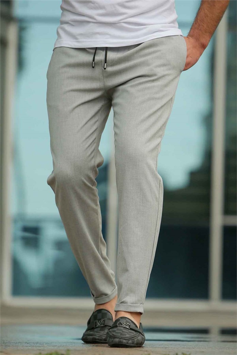 Madmext Men's Trousers - Grey #287454