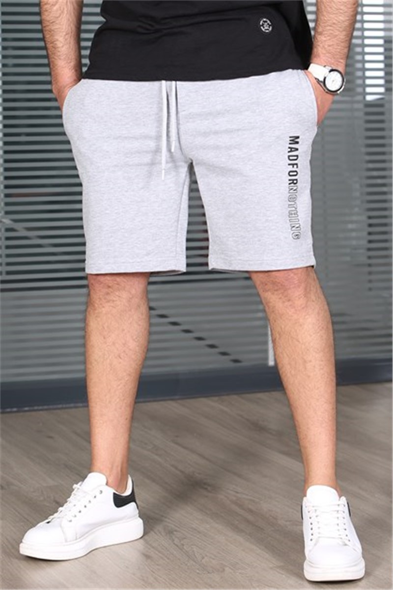 Madmext Men's Shorts - Light Grey #303132