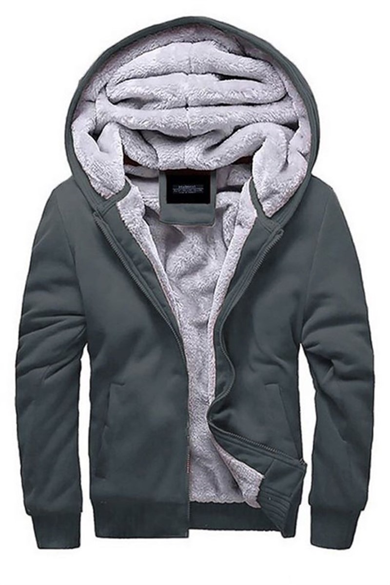 Jaqueta Scrawl Masculina 22377 - Cinza Fumaça #319782