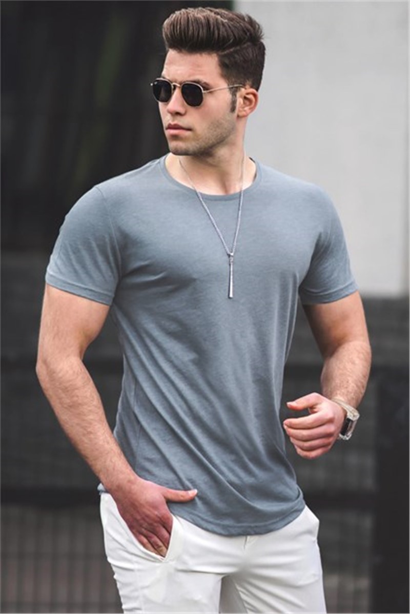 Madmext Men's T-Shirt - Grey #301900
