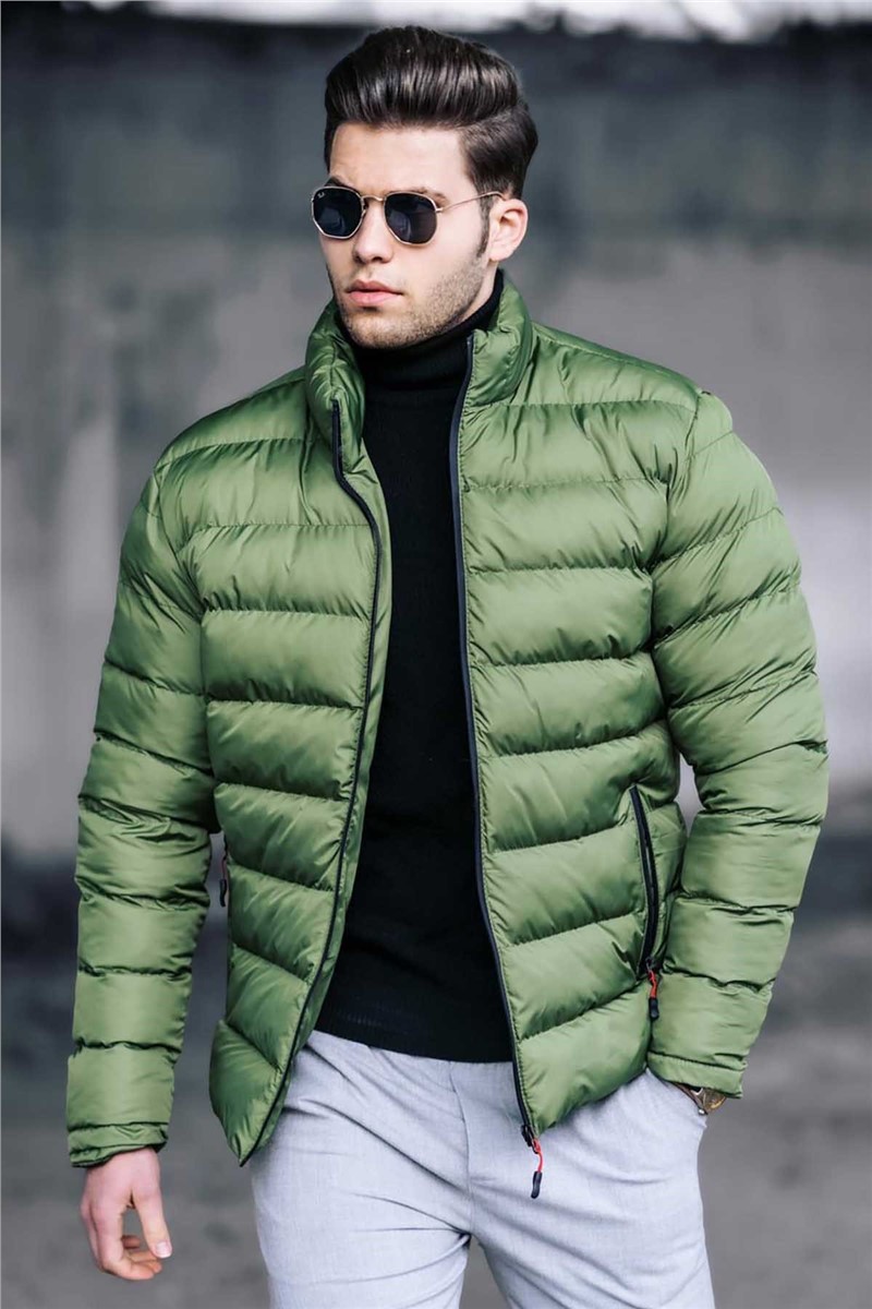 Madmext Men's Puffer Coat - Green #290484