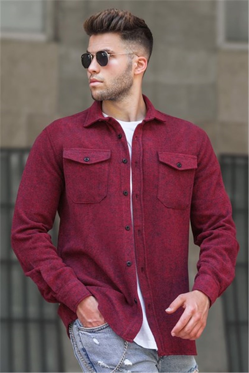 Camicia da uomo - rossa 308828