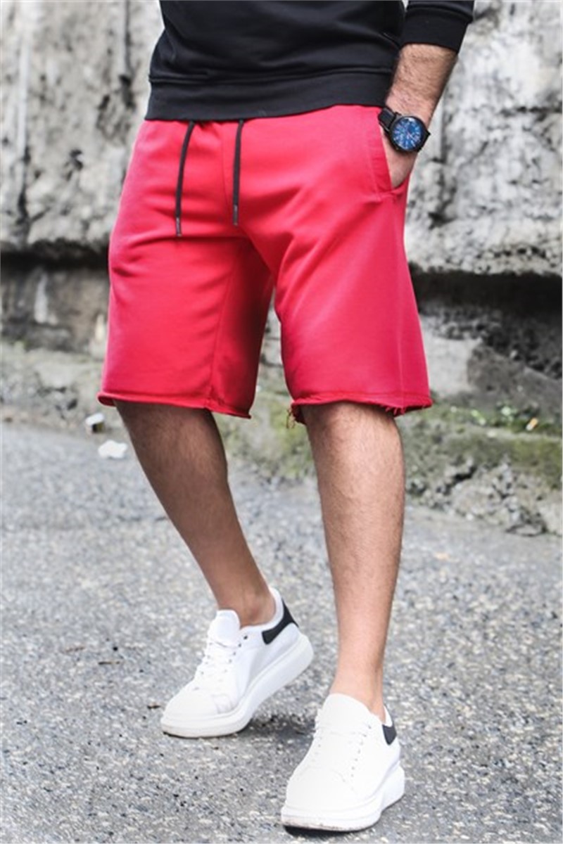 Madmext Men's Shorts - Red #303141