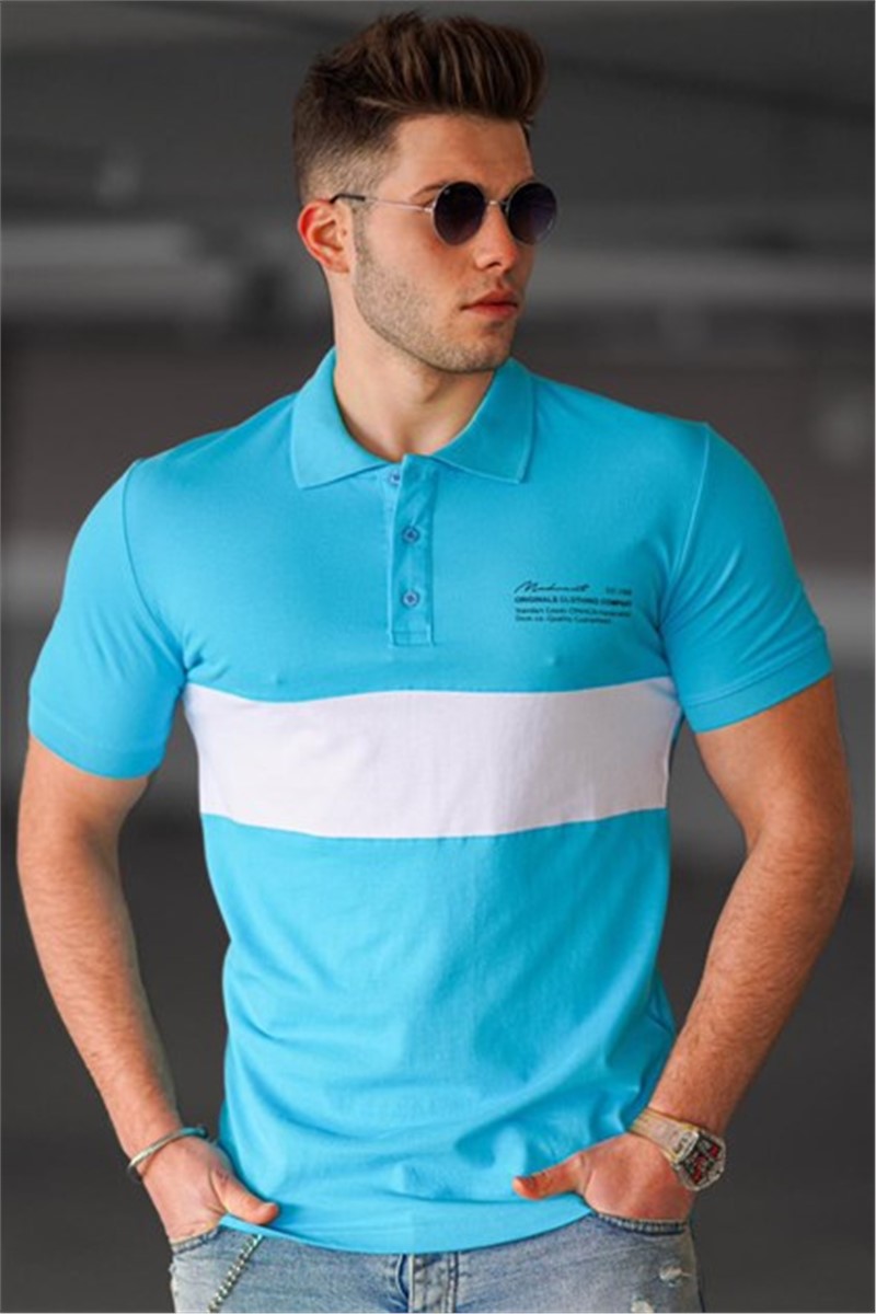 Madmext Men's T-Shirt - Blue #293153