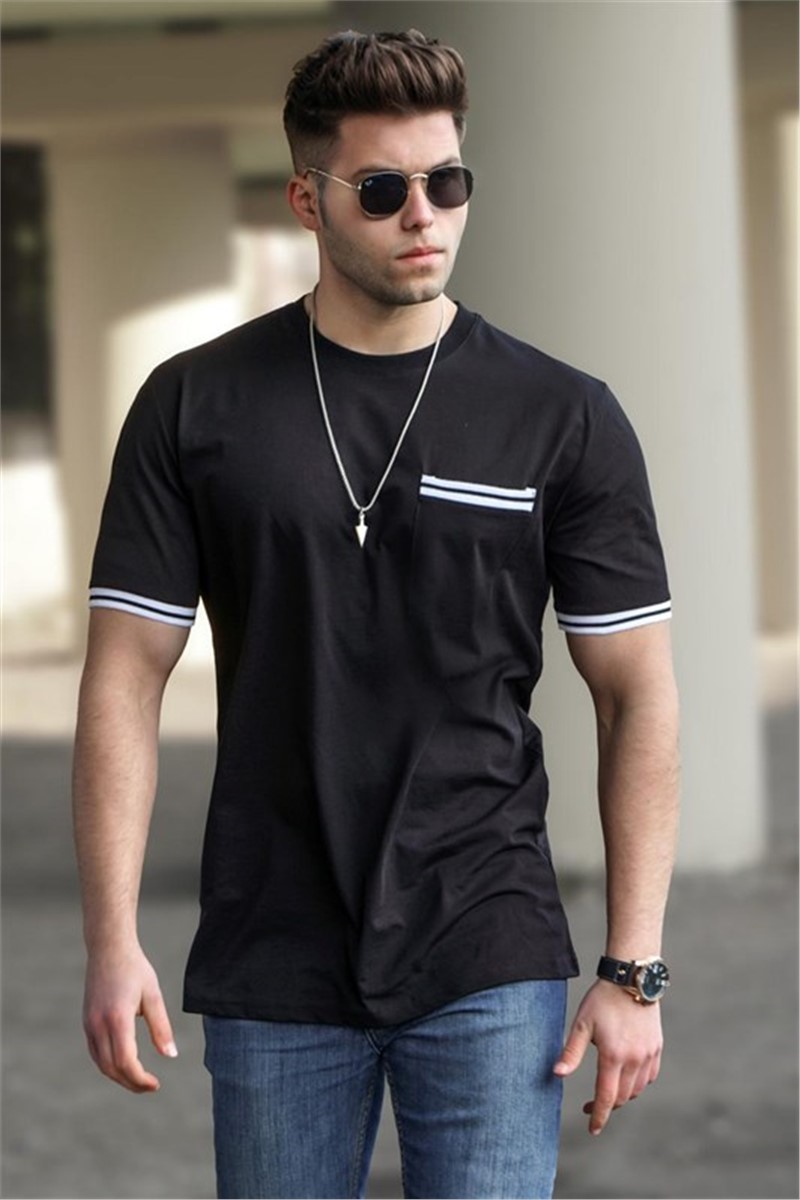 Maglietta da uomo 5232 - Nera #324654