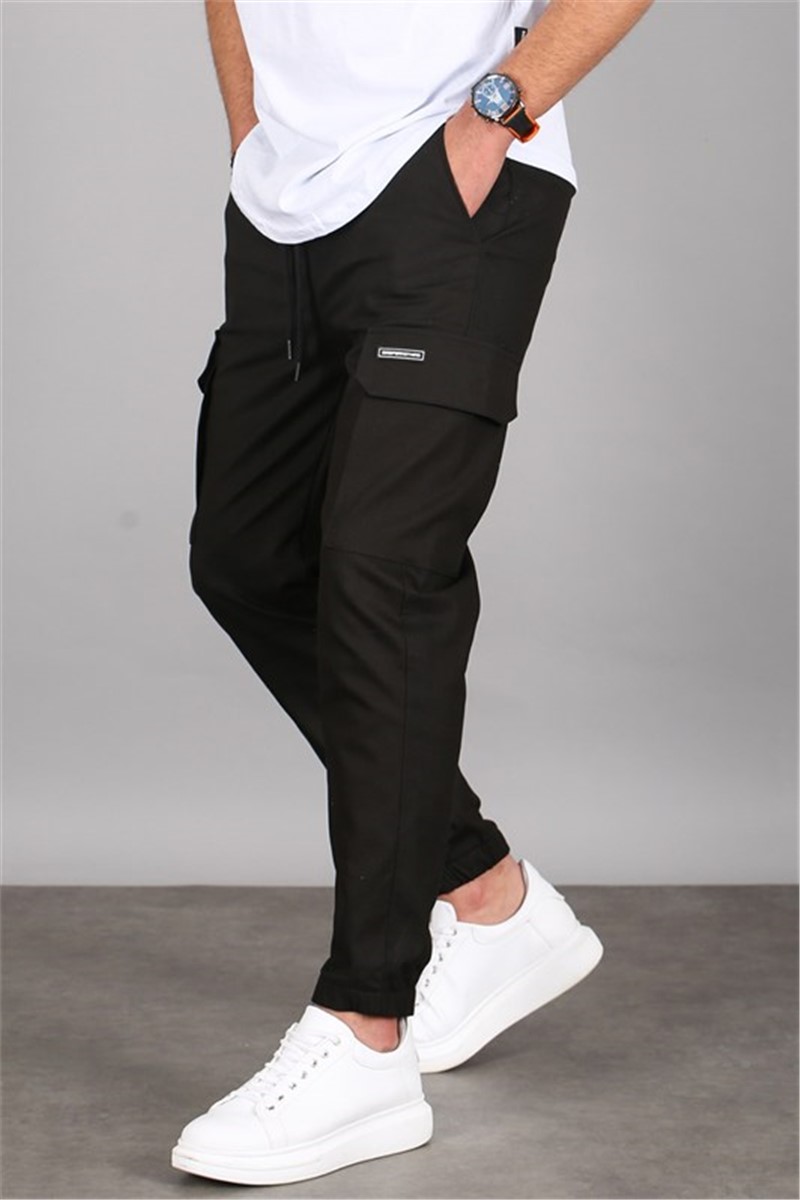 Men's sports trousers 5437 - Black #324599