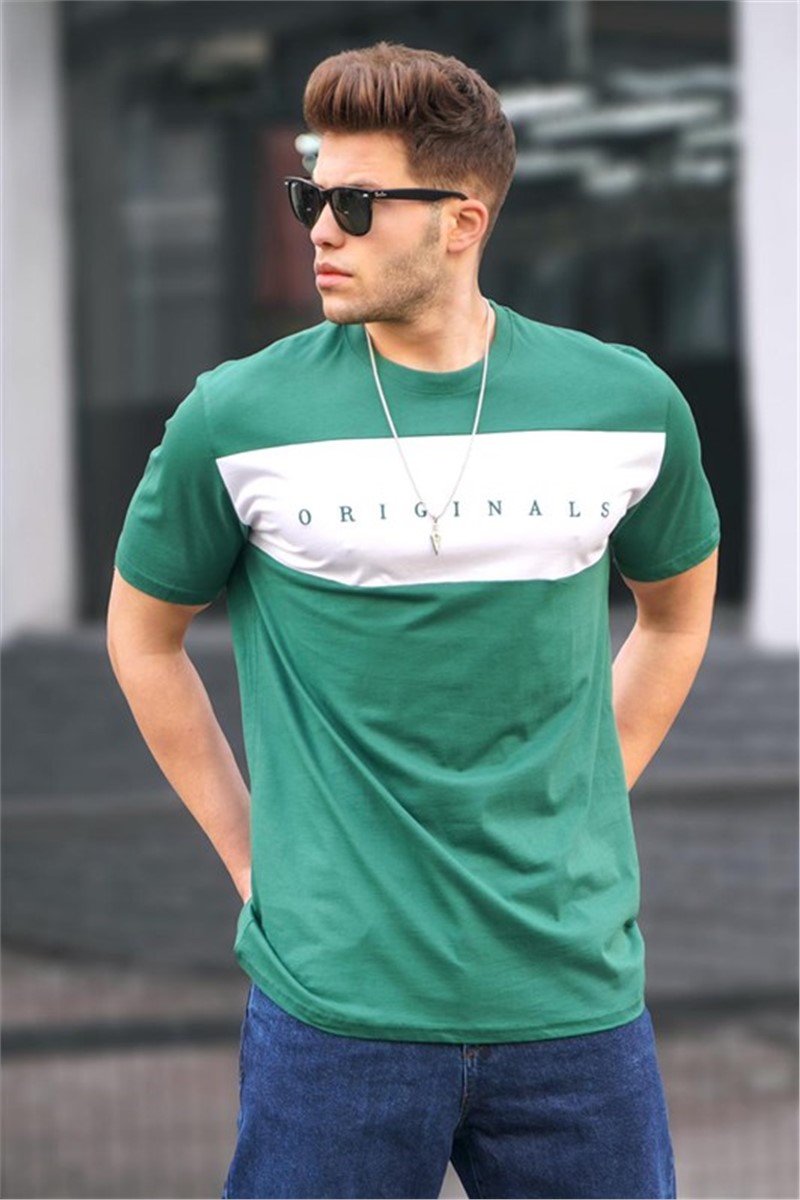 Men's t-shirt 5377 - Green #326871