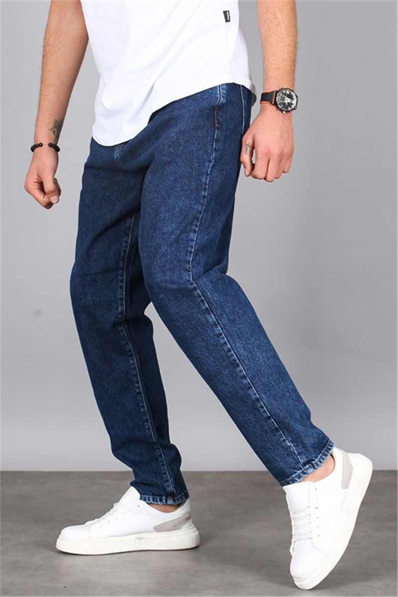 Pantaloni oversize da uomo 5674 - Navy #324622