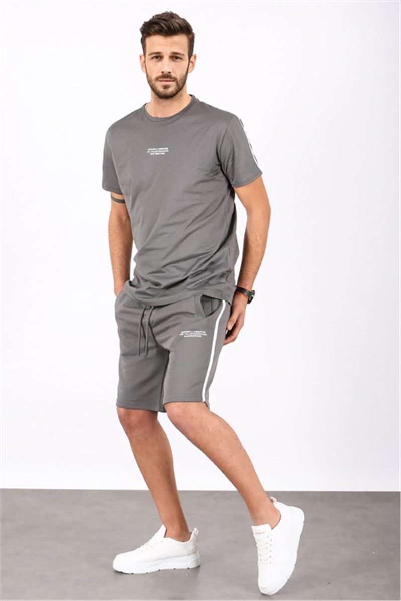 Men's sports set 5376 - Dark gray #326479