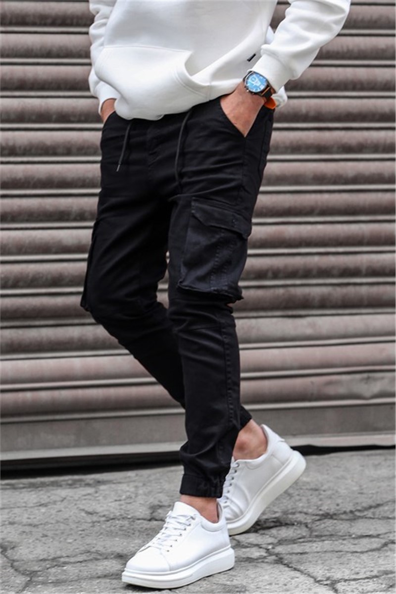 Calça Slim Fit Masculina 5695 - Preta #326850