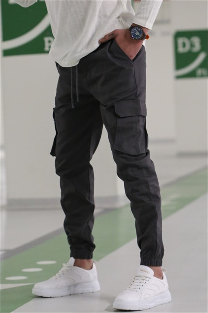 Men's sports trousers 5447 - Dark gray #327344