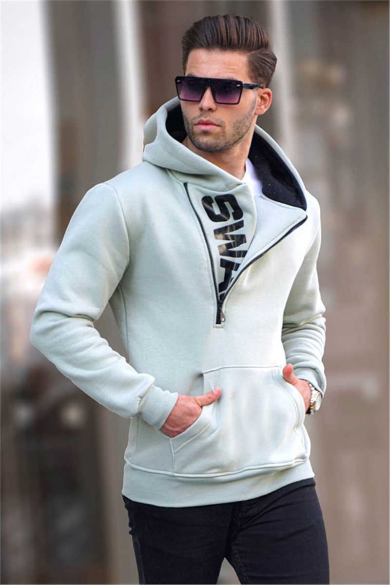 Moletom com capuz masculino 1767 - Menta #361353