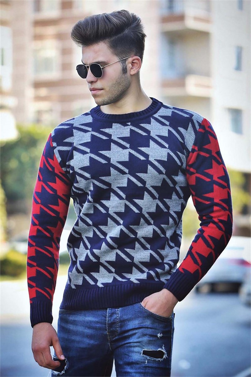 Knitted Patterned Jumper