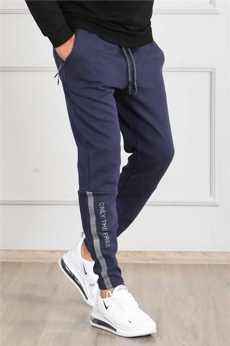 Madmext Men's Jogger - Navy Blue #286911