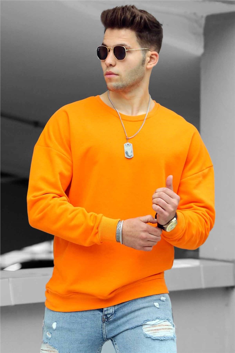 Men's Sweatshirt - Orange #290176