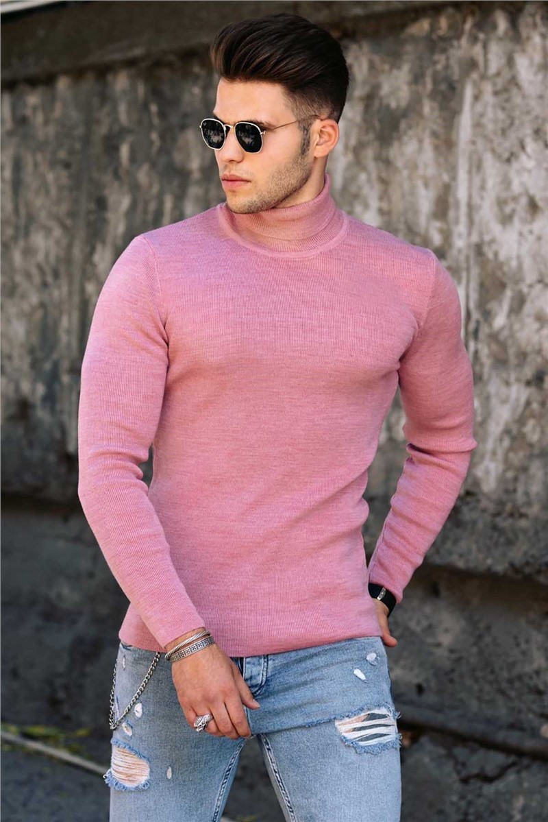 Maglione da uomo 4712 - Rosa 290062