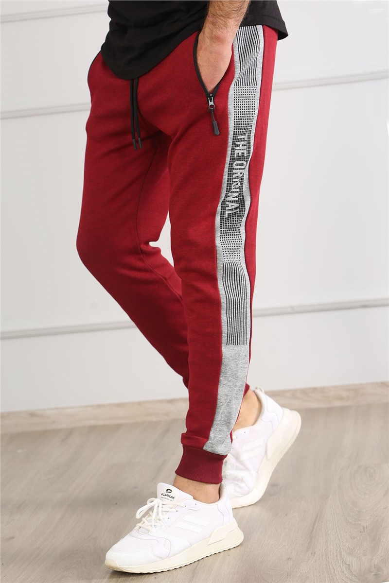 Madmext Jogger masculino - vermelho #286938