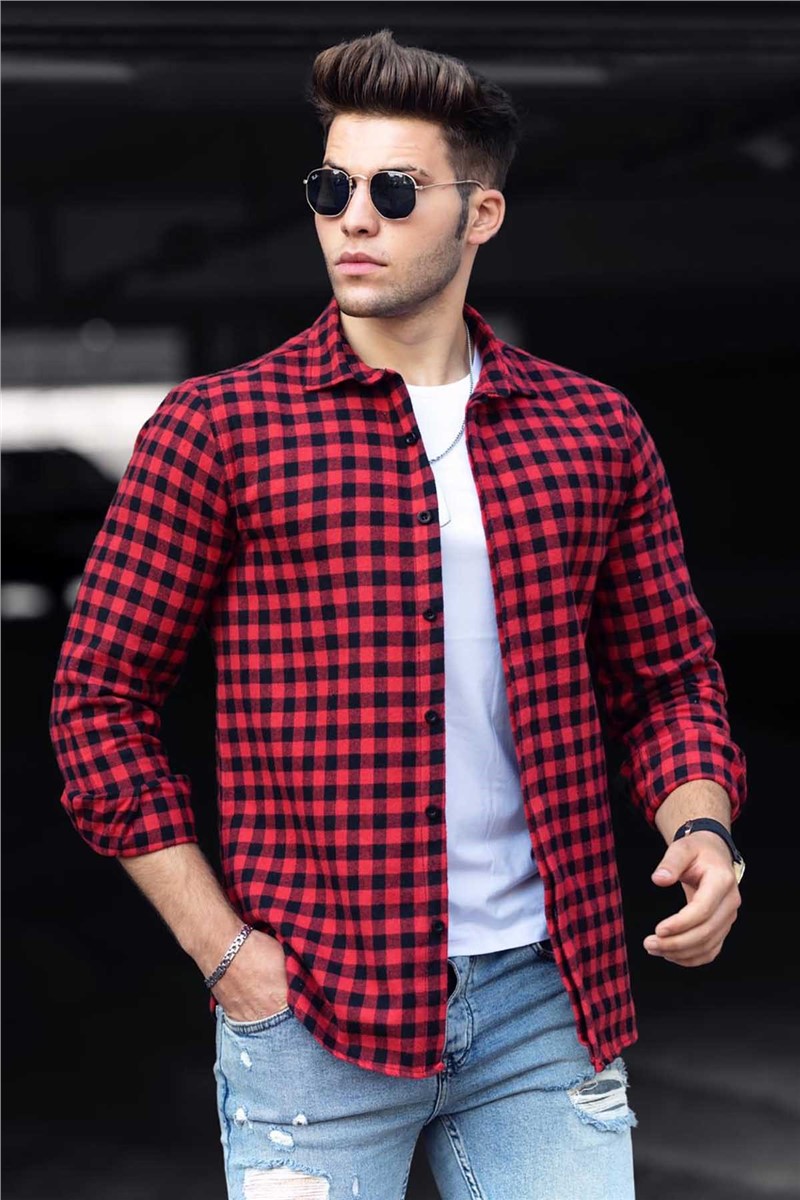 Camicia uomo 4703 - Rosso 289440