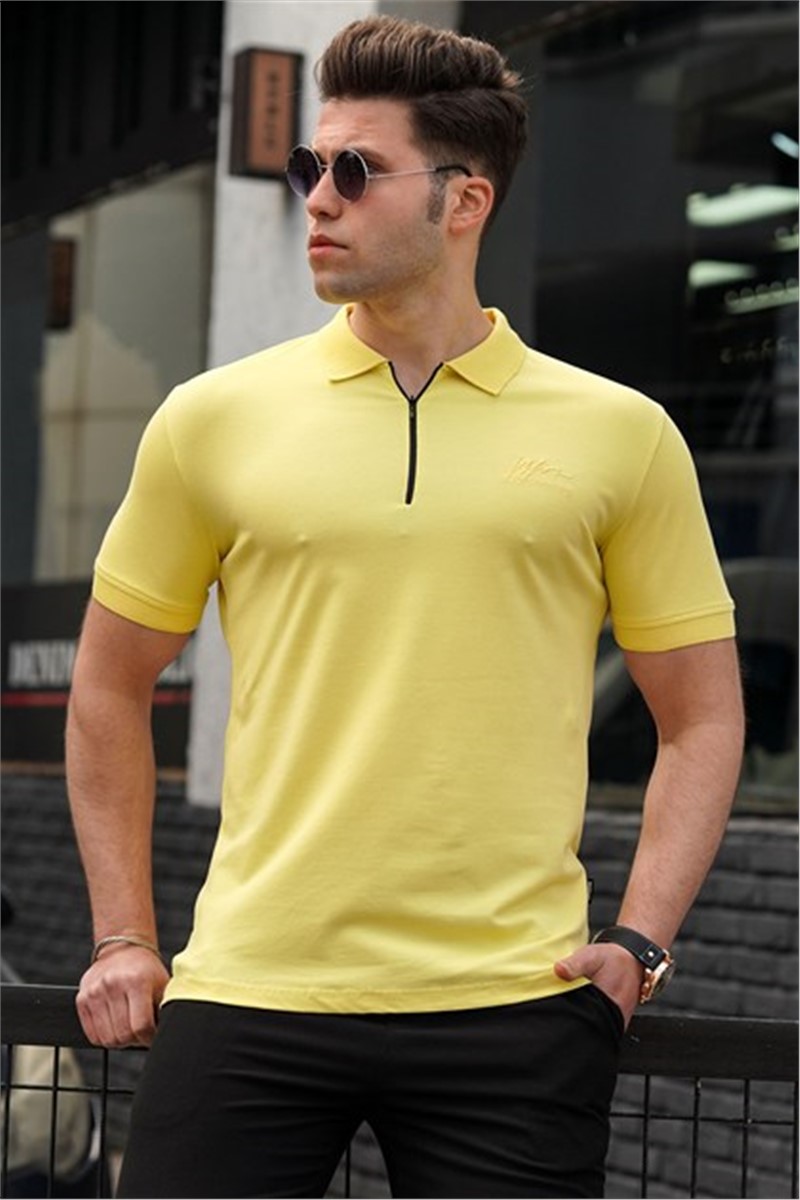 T-shirt da uomo - Giallo 303613