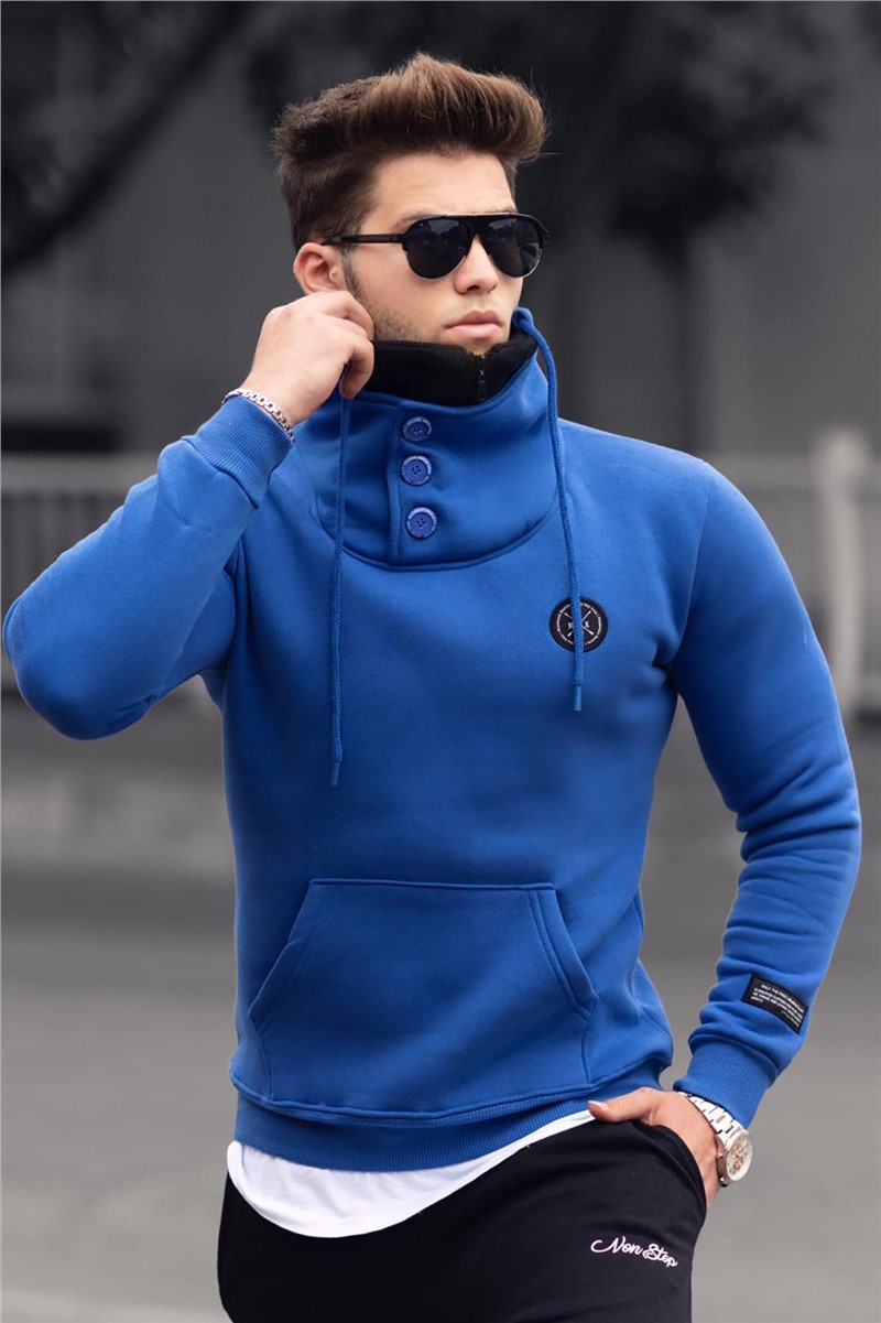 Men's Sweatshirt - Blue #286964