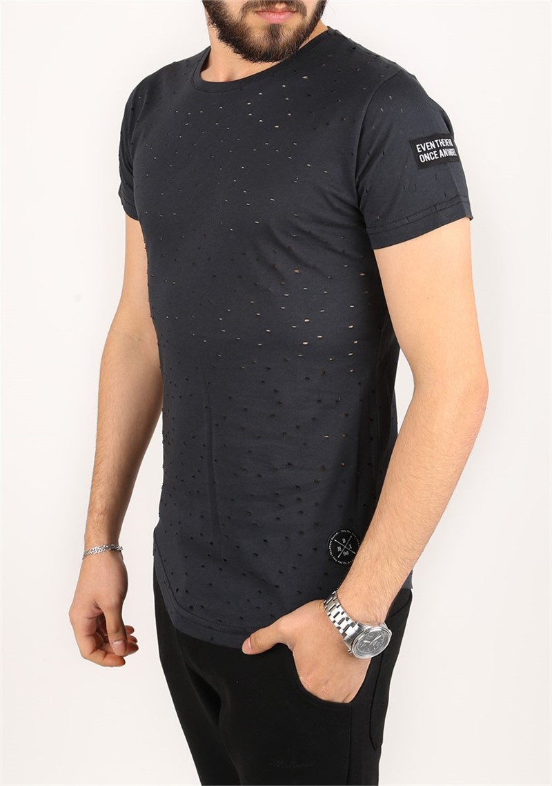  Super Relaxed Anthracite Men T-Shirt 1840 # 284601