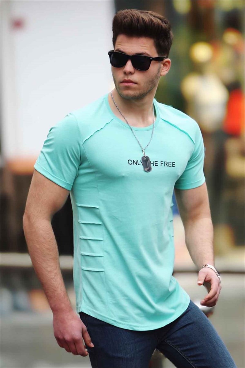 Camiseta Masculina 4556 - Turquesa 287792