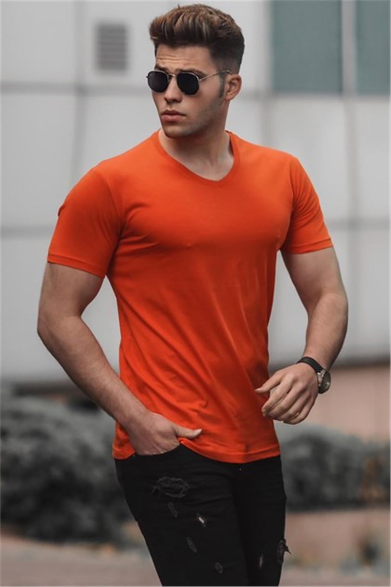 Madmext Men's T-Shirt - Orange #306030