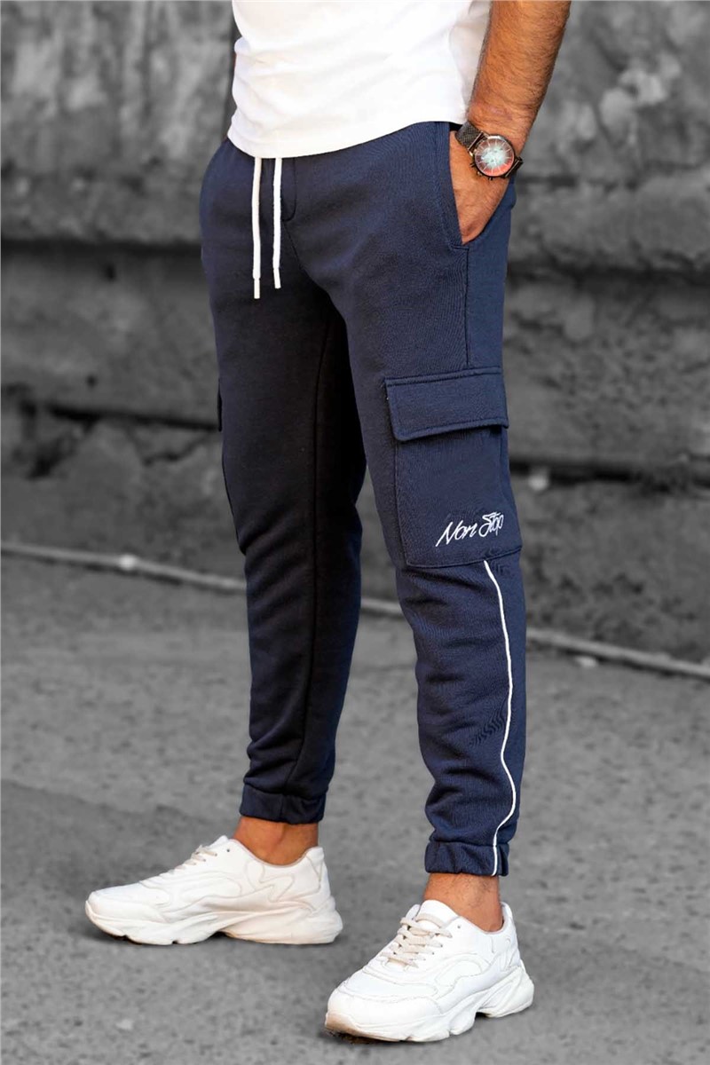 Madmext Men's Jogger - Dark Blue #290048