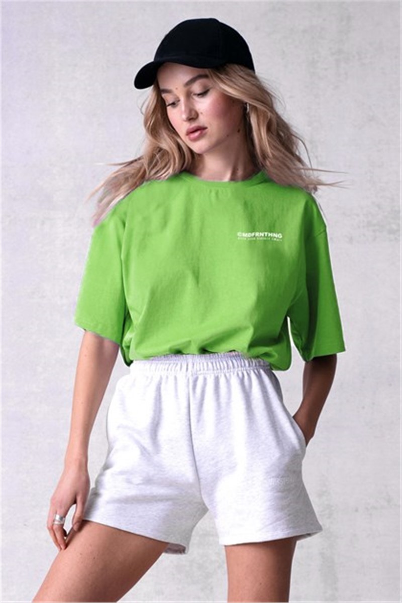 Madmext Women's T-Shirt - Green #308853